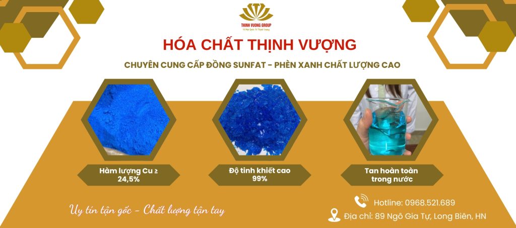Hóa chất thịnh vượng cung cấp số lượng lớn Đồng sunfat chất lượng cao