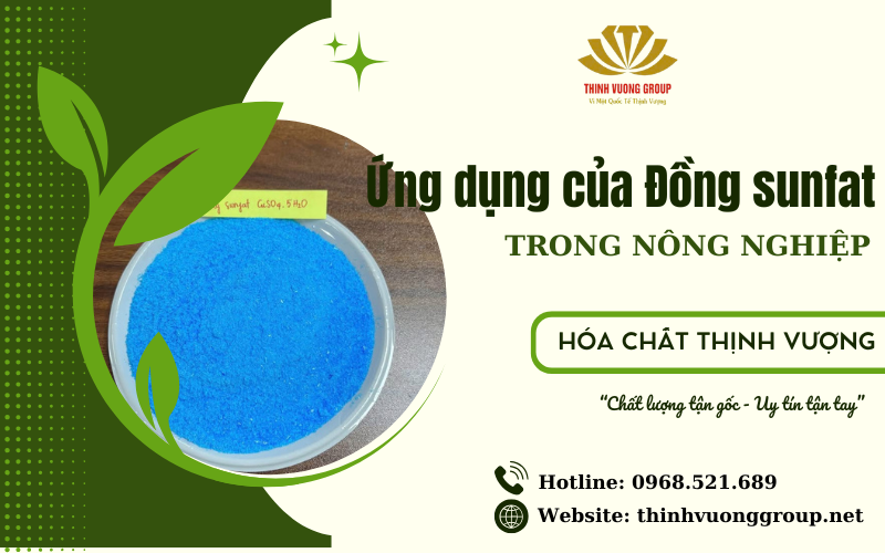 Ứng dụng của Đồng sunfat trong công nghiệp
